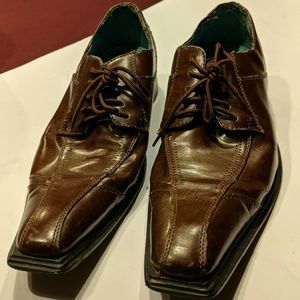 Sio Men's Shoe Size 10 1/2 Brown Lace Up